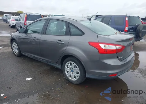 2012 Ford Focus Se from USA, damaged, VIN 1FAHP3F2XCL250928